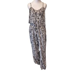 Banana Republic Women's Summer Jumpsuit Black And White Size 6